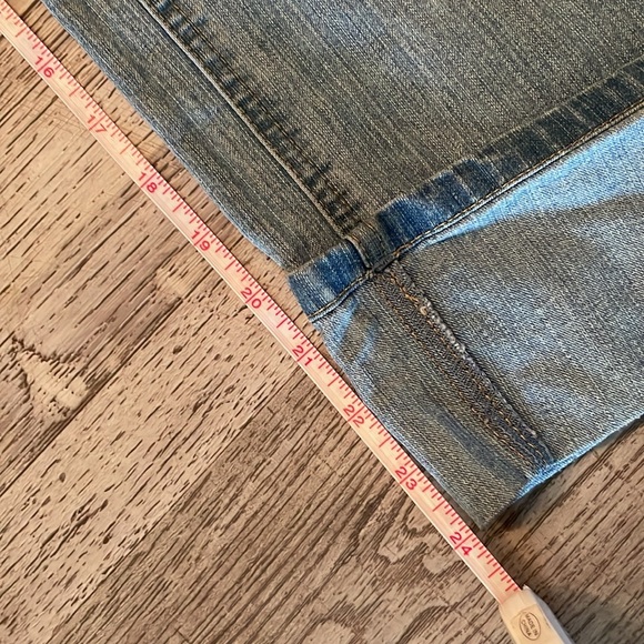 LA Blues stretch cuffed jean capris size 8 - Picture 6 of 7